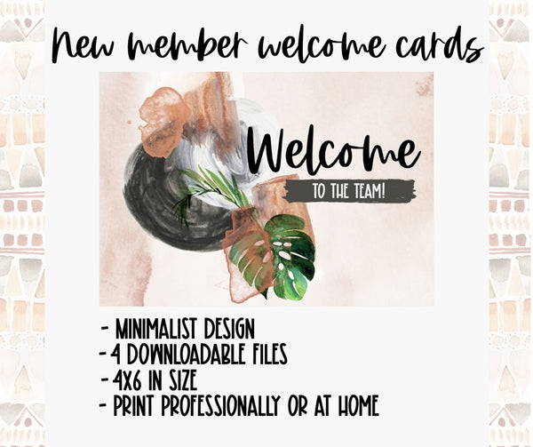 Welcome Kit Cards - Digital Download